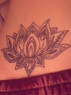 Lotus Flower with Mandala design