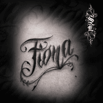 Fiona #fiona #lettering #letteringtattoo #tattooartist 