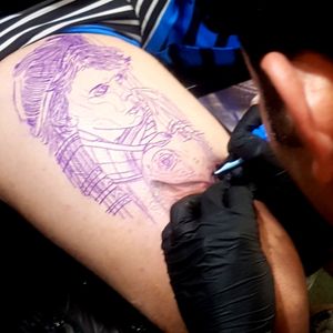 Realismo portrait em Barretos tattoo fest 