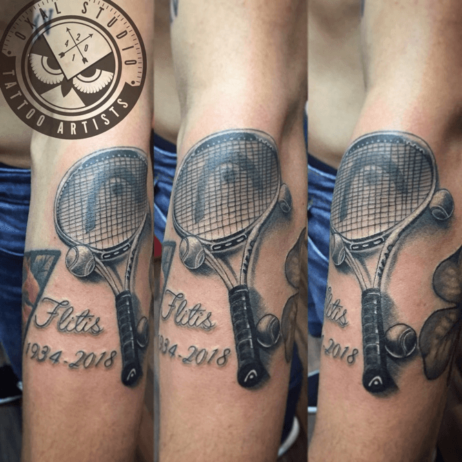Tennis Temporary Tattoo Sticker Set of 2  Tattoo stickers Custom  temporary tattoos Tattoos