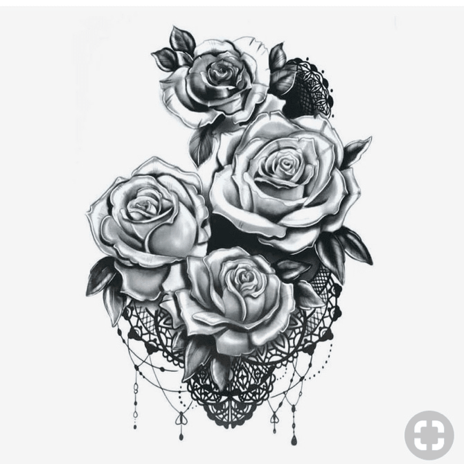 Tattoo uploaded by emma b • Floral mandala tattoo sketch #roses #floral # rose #mandala #mandalatattoo #mandalas #mandalastyle #blackandgrey #lace  #lacetattoo #floraltattoo #floraldesign #sketch #sketches • Tattoodo