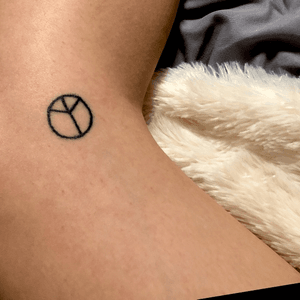 Stick and poke touched up