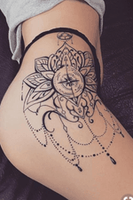 Compass mandala tattoo 