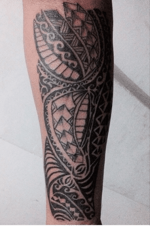 Moari Tattoo ... #maoritattoo  #maorisleeve  #maori  #halfsleeve  #sleeve #tattooart  