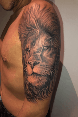 Lion tattoo custom