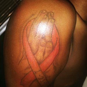 I touched up lil bro tattoo