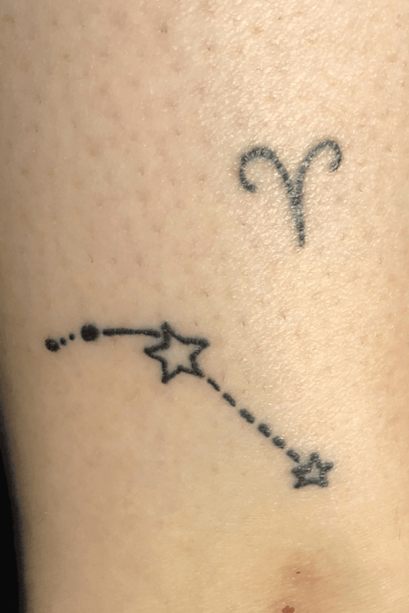Tattoo uploaded by Oda Dyrendahl • Sodiac sign and constallation • Tattoodo