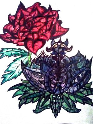 #Flower #lotus #rose #floral #illustration #tattoodesign #landscape #plants #kodysheeran