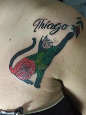 Este es un tattoo que hice hace poco. Me gustaría saber sus opiniones de cómo quedó y en qué podría mejorar 🤔😝😉 #lobotattoostristansuarez