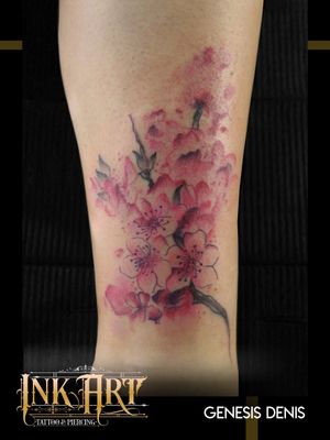 Water color - INK ART Tattoo & piercingArtista residente Genesis Denis 