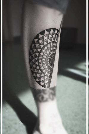 Tattoo uploaded by • #legtattoo #geometrytattoo #triangle #dotwork #linework • Tattoodo Tattoo uploaded by • #legtattoo #geometrytattoo #triangle #dotwork #linework • Tattoodo