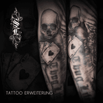 Tattoo expansion #skull #skulltattoo #cards #tattooartist 