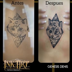 Restauración tattoo - INK ART Tattoo & piercing Artista residente Genesis Denis 