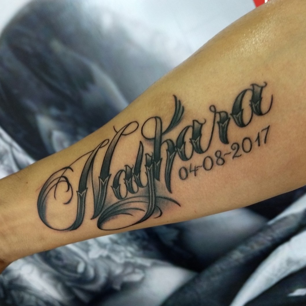 Meghana  tattoo lettering download free scetch