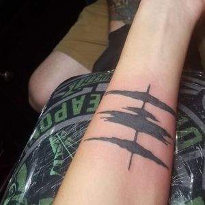 First tattoo: soundwave of my grandparents voices