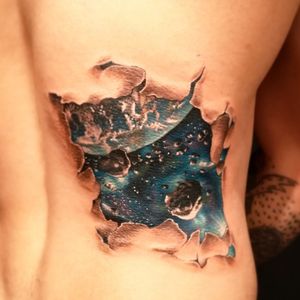 Tatuaje espacial!!! Full color 