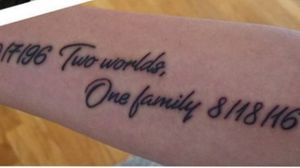 Tattoo #2: homage to adoption and finding my birth family, 20 years later.