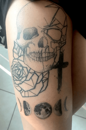 Tattoo's by Miguel Sexton, at: Pixan Studio, in: Ensenada BC Mexico