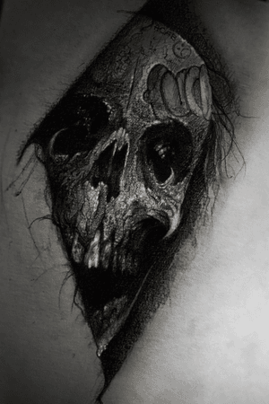My sketch 🖤 #tattoo #tattooartist  #art #sketch #horror 
