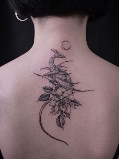 45 Elegant Dragon Tattoos For Women with Meaning - Our Mindful Life