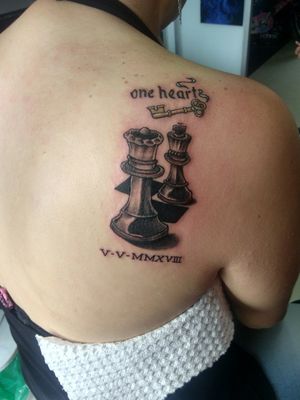 #tattoo #chesstattoo #blackandgrey #blackandgreytattoo #eternalink