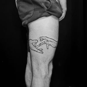 Tattoo by Kaldi Aleksey. Line & dotwork tattoos