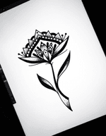 Mandala flower ✨ #flash #mandala #flower #mandalaflower #blackwork #dotwork #wannado #drawing #artist #tattooartist #swisstattoo