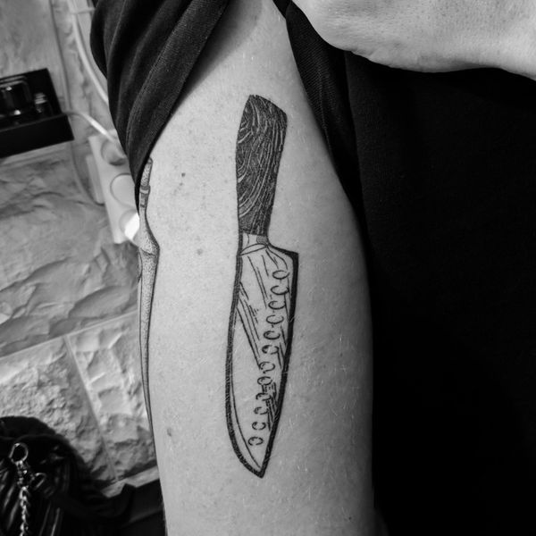 Tattoo from Kaldi Aleksey. Line & dotwork tattoos