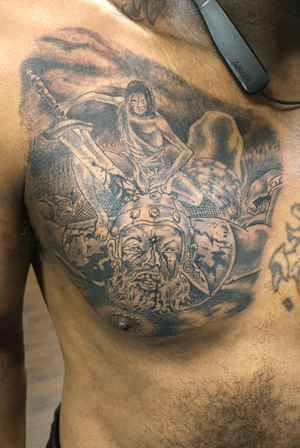 Tattoo by The Coverup king tattoo studio 