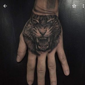 Lion hand tattoo that I want