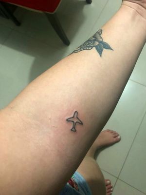 Tattoo uploaded by Amanda Felix • #airplane • Tattoodo Tattoo uploaded by Amanda Felix • #airplane • Tattoodo