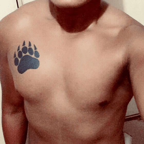 Amazoncom  Dopetattoo 6 Sheets Temporary Tattoo Bear Paw Bear Footprint  Tattoo Neck Arm Chest for Women Men Adults  Beauty  Personal Care