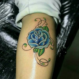 #flowertattoo #bluerose #rose 