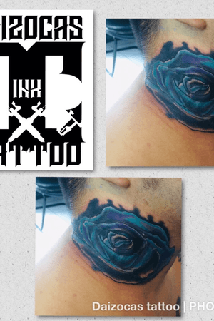 Neck cover up old tattoo 