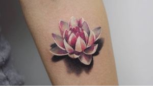 Lotus tattoo by Deborah Genchi
