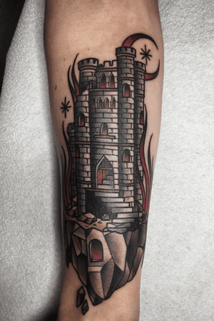 Full volor castle from today. #neotraditional #castle 