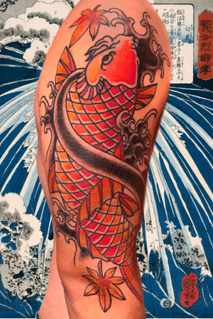 Koi #italianjapanesetattoo #top_class_tattooing #japanart #topttattooing #topclasstattoing #bright_and_bold #americanatattoos #italian_traditional_tattoo #friendship #realtraditional #inked #oriemtaltattoo  #tattoo #tattooes #tattooitaly #convention #tattoolife #tattoolifemagazine  #inkart  #tattooartistmagazine #bologna #tattoobologna #bolognatattoo #horrorvacuitattoo #tatuaggibologna #tttism #japanesetattoo 