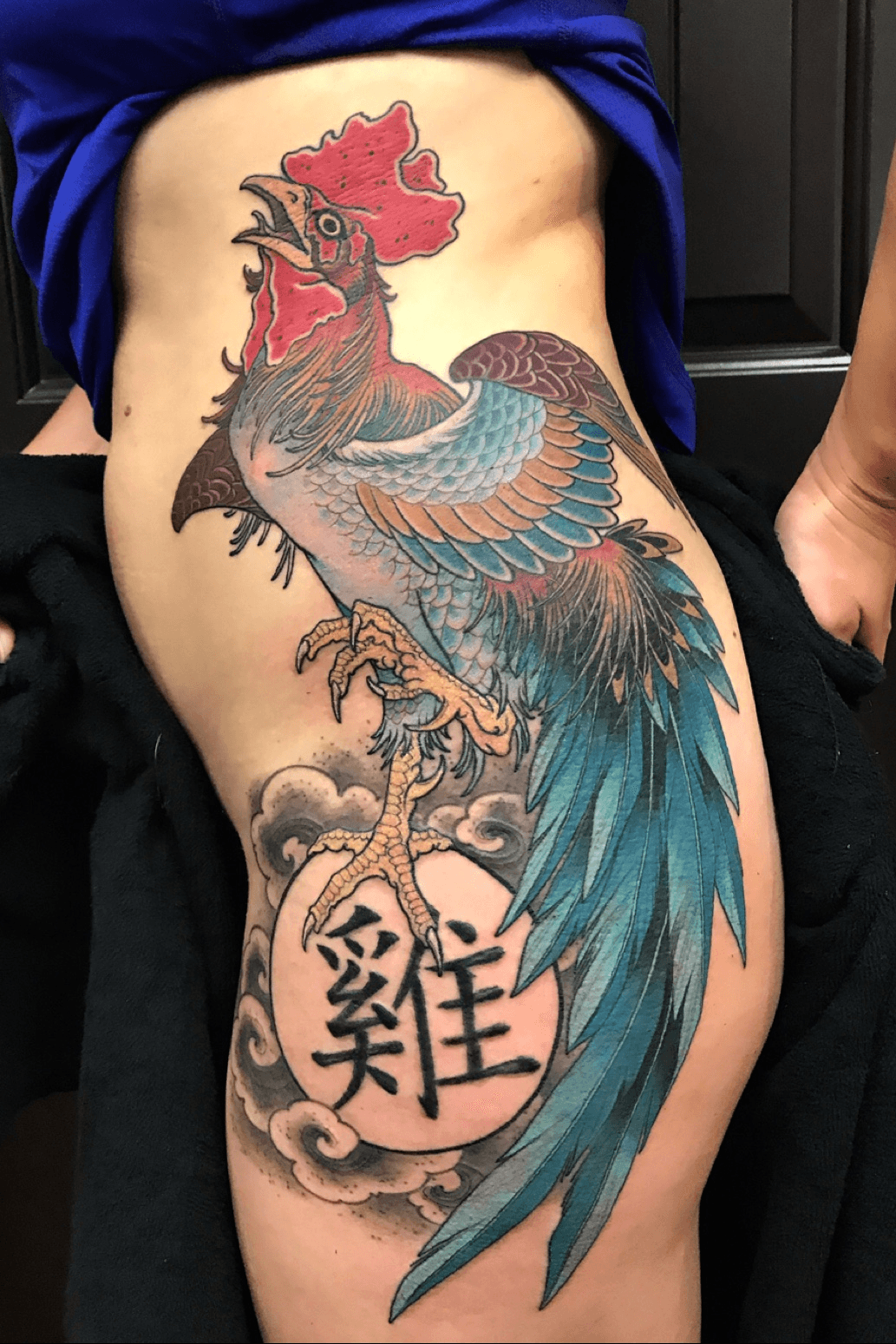 Happy New Lunar Year By Saki Blackwing  Year Of The Rooster Tattoo Designs  Transparent PNG  897x891  Free Download on NicePNG
