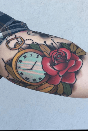 Clock And Rose