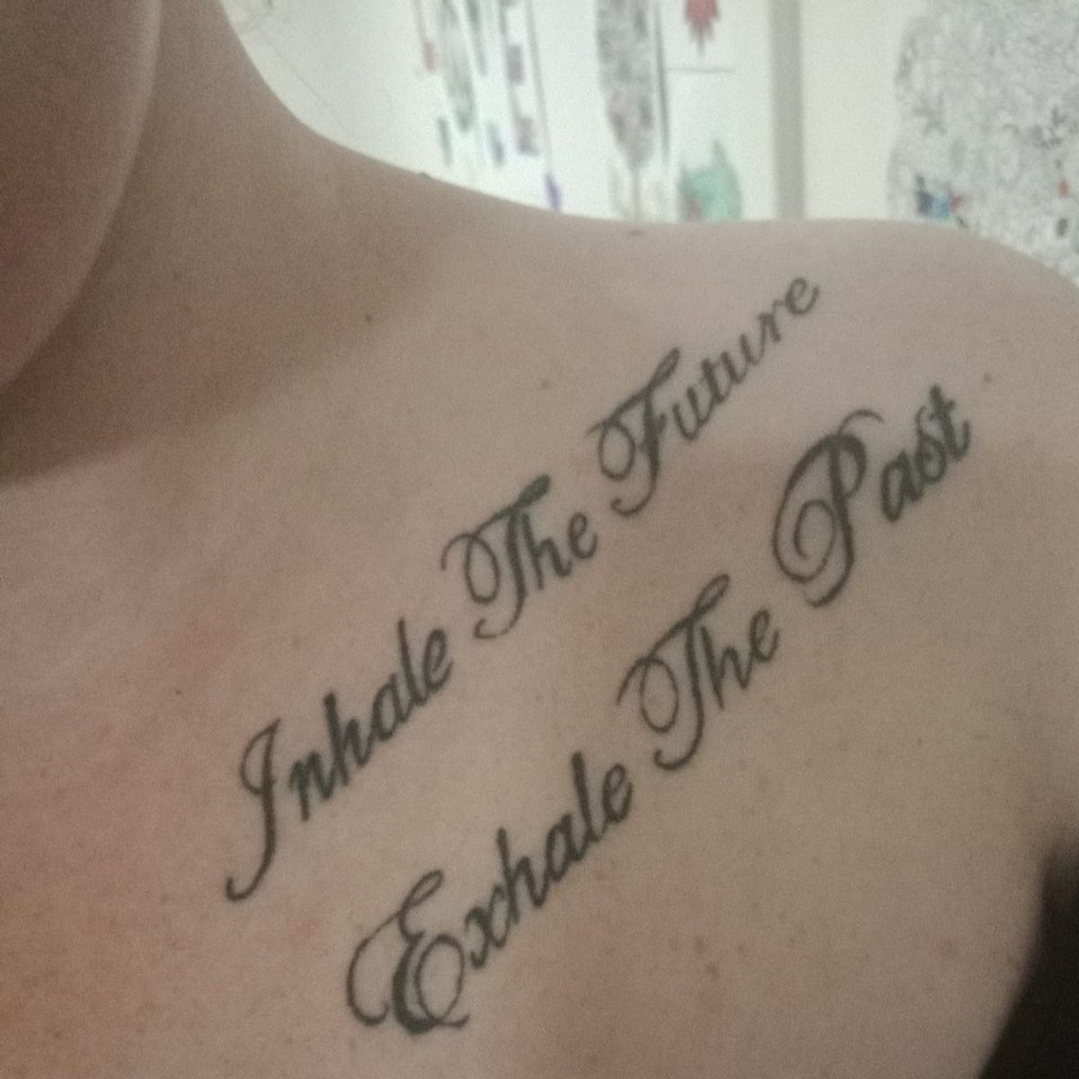 Tattoo uploaded by madz1991 • Inhale The Future Exhale The Past • Tattoodo