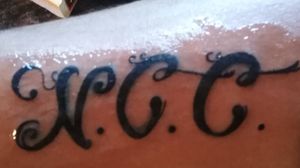 Cover up, lettering. N. C. C., respect