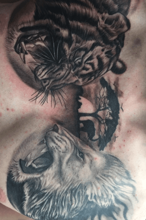 Black n grey savage tattoos.  Chicago tattoo artist   Cell phone 8472242258.  Dream city tattoos 