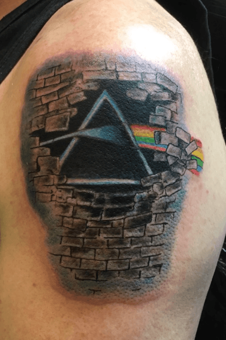 My tattoo inspired by The Wall  rpinkfloyd