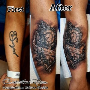 Cover-up, clock, Rose 