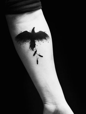 #crow #tattoo #Black 