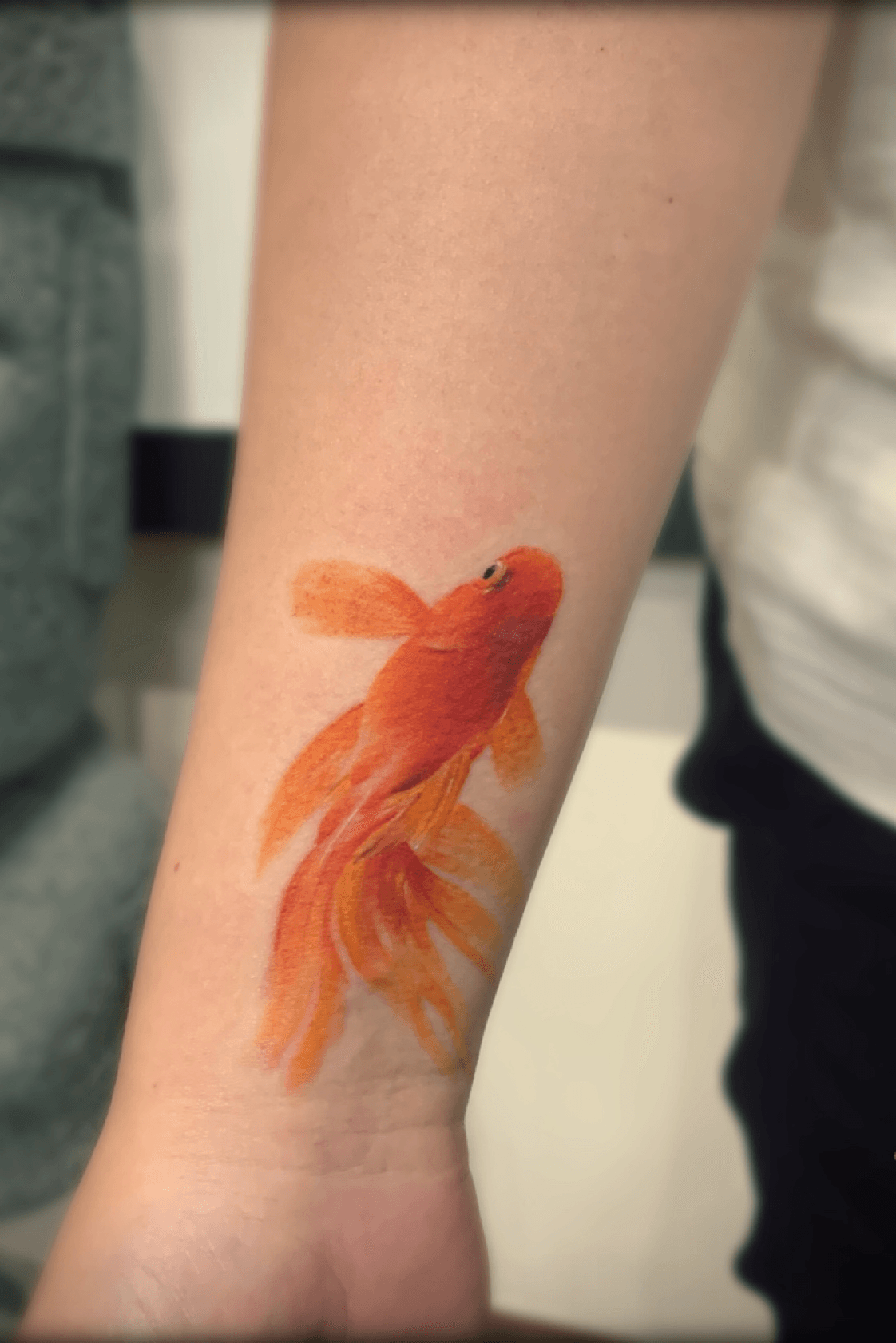 Tattoo Uploaded By Michael Chen 金魚 水彩 渲染刺青 潑墨 刺青 台中刺青 Tattoo Tattooer Tattooist Art Ink Inked Art Artist 紋身 台中刺青師 Tattoowork Tattooworkers Tattooworker Tattooart Supportgoodtattoos Support Good Tattoos