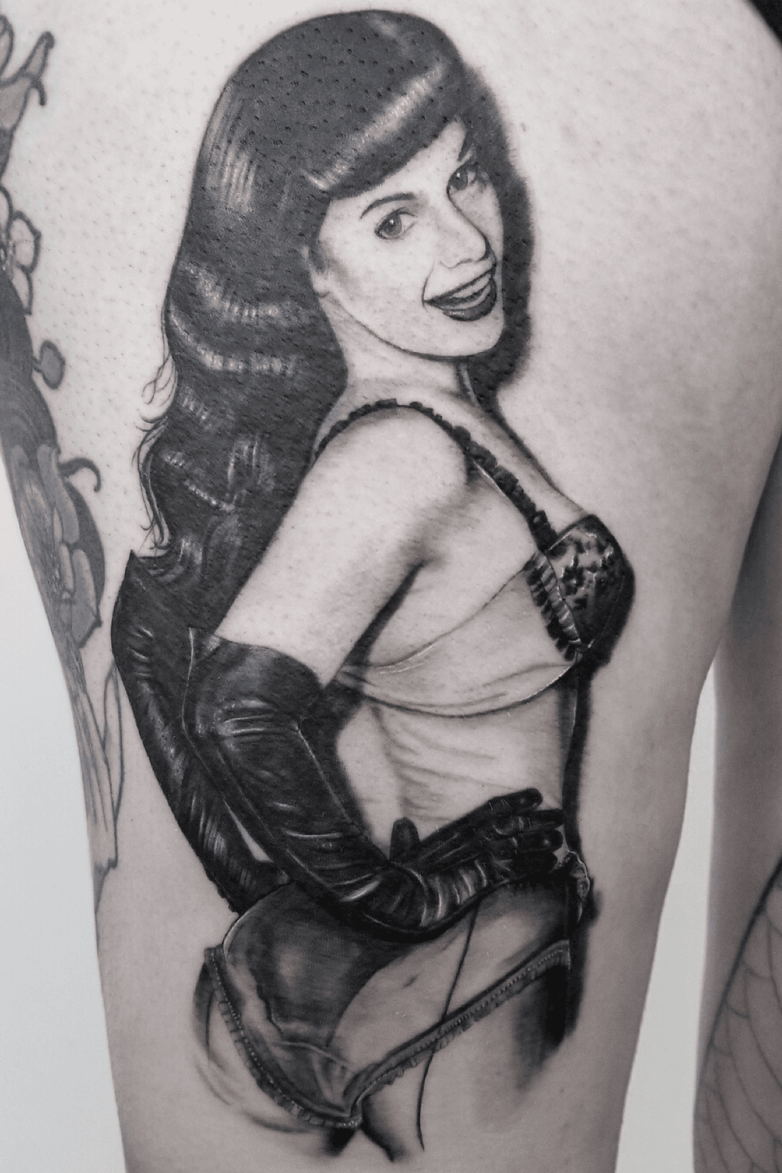 Betty Page Tattoos  Marilyn monroe tattoo Tattoos Body tattoos