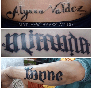 Script tattoos
