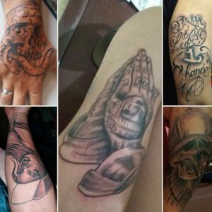 Estilo Chicana (ainda em progresso ) Tatuador: Eugênio Rodolfo Facebook: https://www.facebook.com/andre.rodolfo.1 Estúdio: Comando 13 Tattoo Cidade :Capão Bonito-sp 