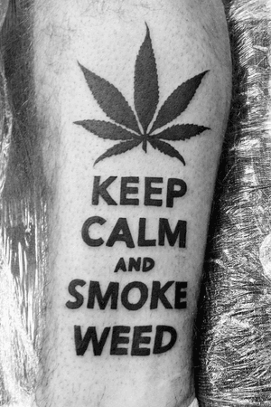 #weed #keepcalm #reggae #weedtattoo 